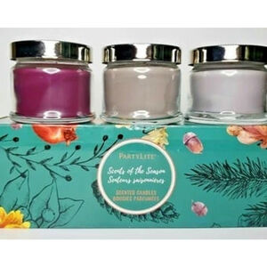New PartyLite Scents of the Season Jar Set Winter